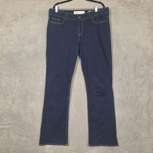 BKE Buckle Dakota Jeans Womens 34L (37x33) Bootcut‎ dark wash Stretch Denim blue